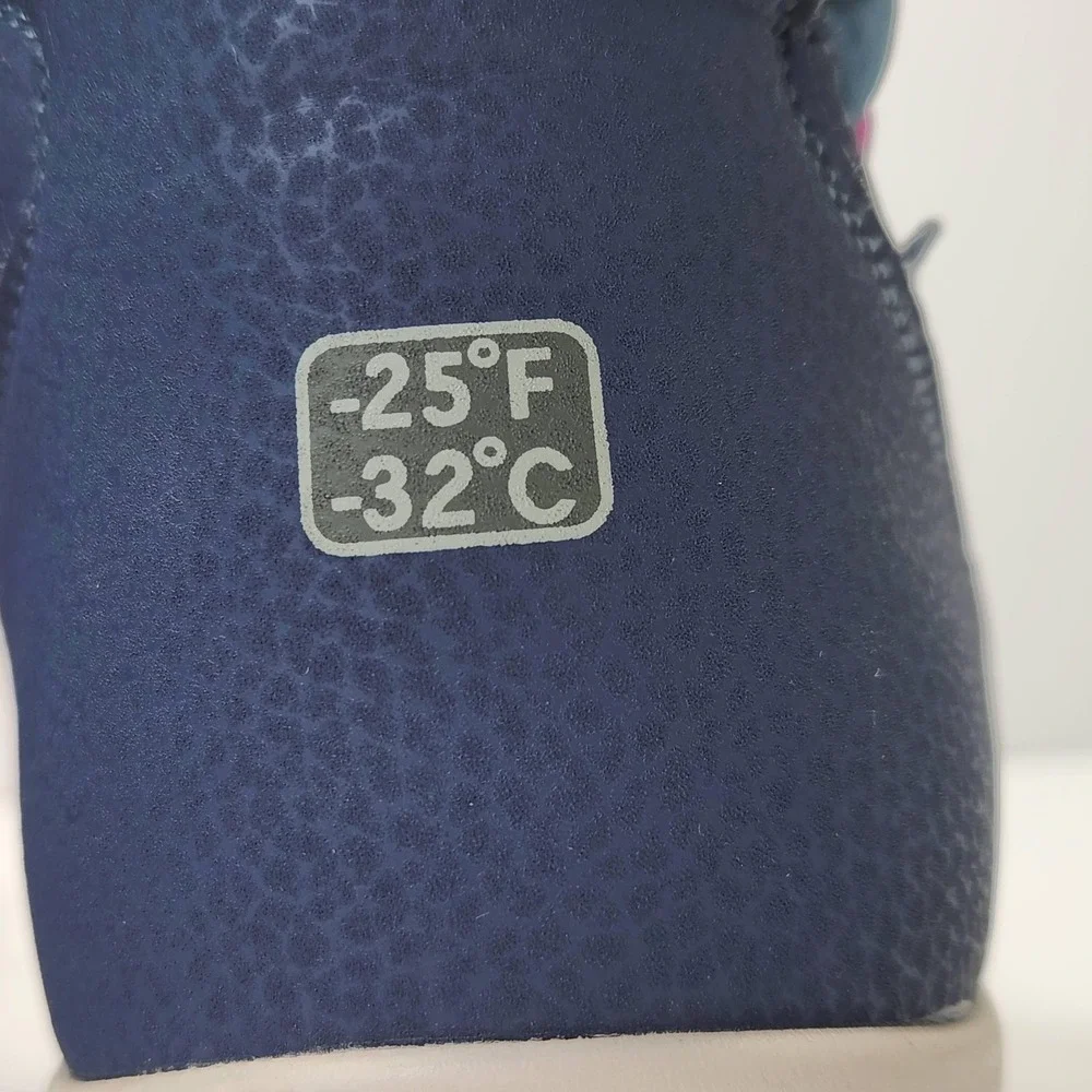 Merrell Boots Girls Size 6 Blue Waterproof Insulated Fur Winter Snow MK166125